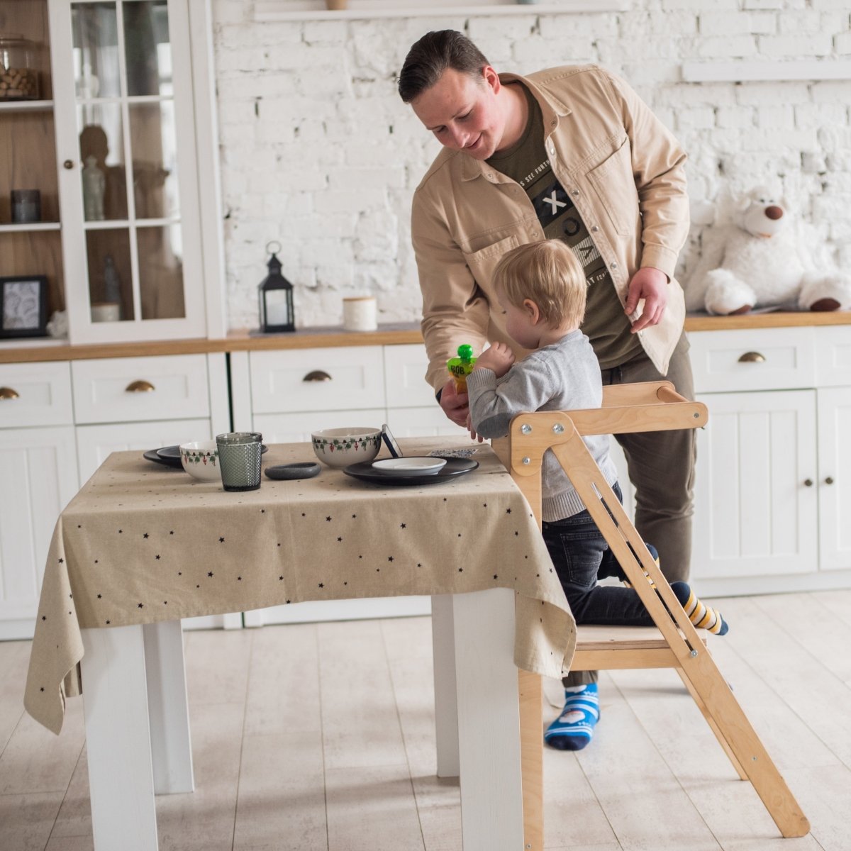 Kitchen Helper Tower - Beige